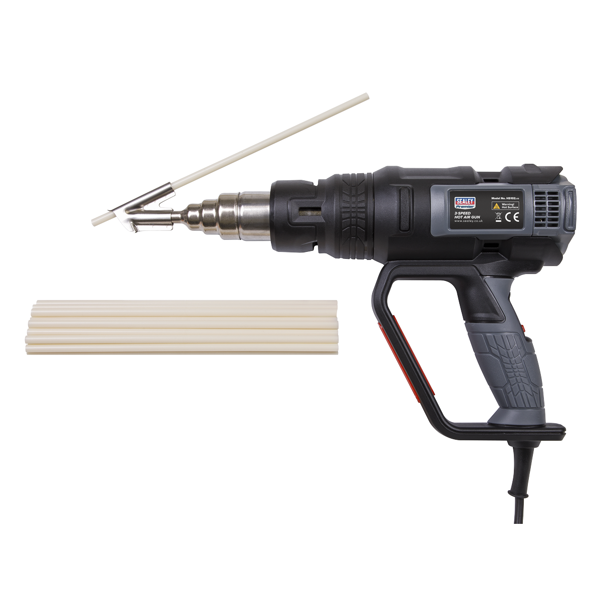 Premier Plastic Welding Kit including HS102 Heat Gun