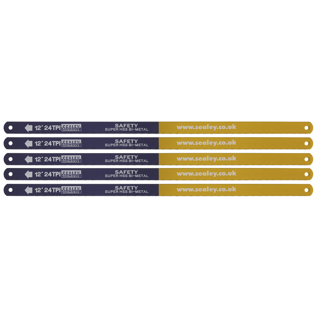 HSS Bi-Metal Hacksaw Blade 24tpi 300mm - Pack of 5