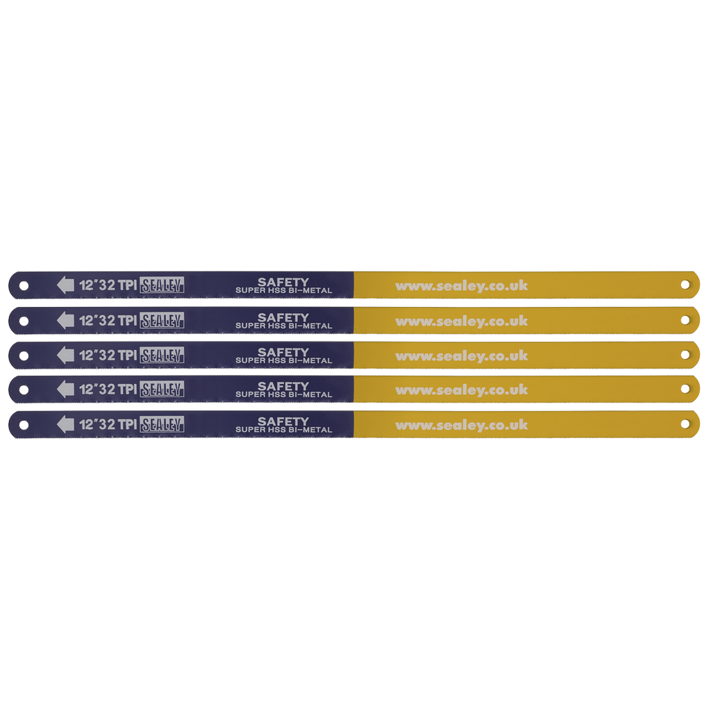 HSS Bi-Metal Hacksaw Blade 32tpi 300mm - Pack of 5