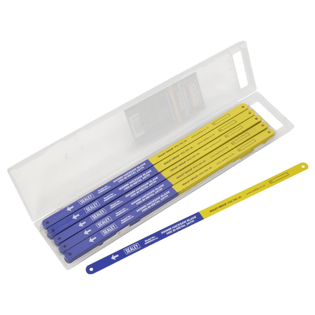 Hacksaw Blade 300mm HSS Bi-Metal 24tpi Pack of 50