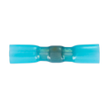 Heat Shrink Butt Connector with Crimp & Solder, Blue - Pack