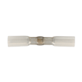 Heat Shrink Butt Connector with Crimp & Solder, Clear - Pack