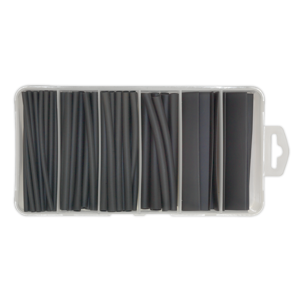 Heat Shrink Tubing Assortment 100mm 95pc - Black