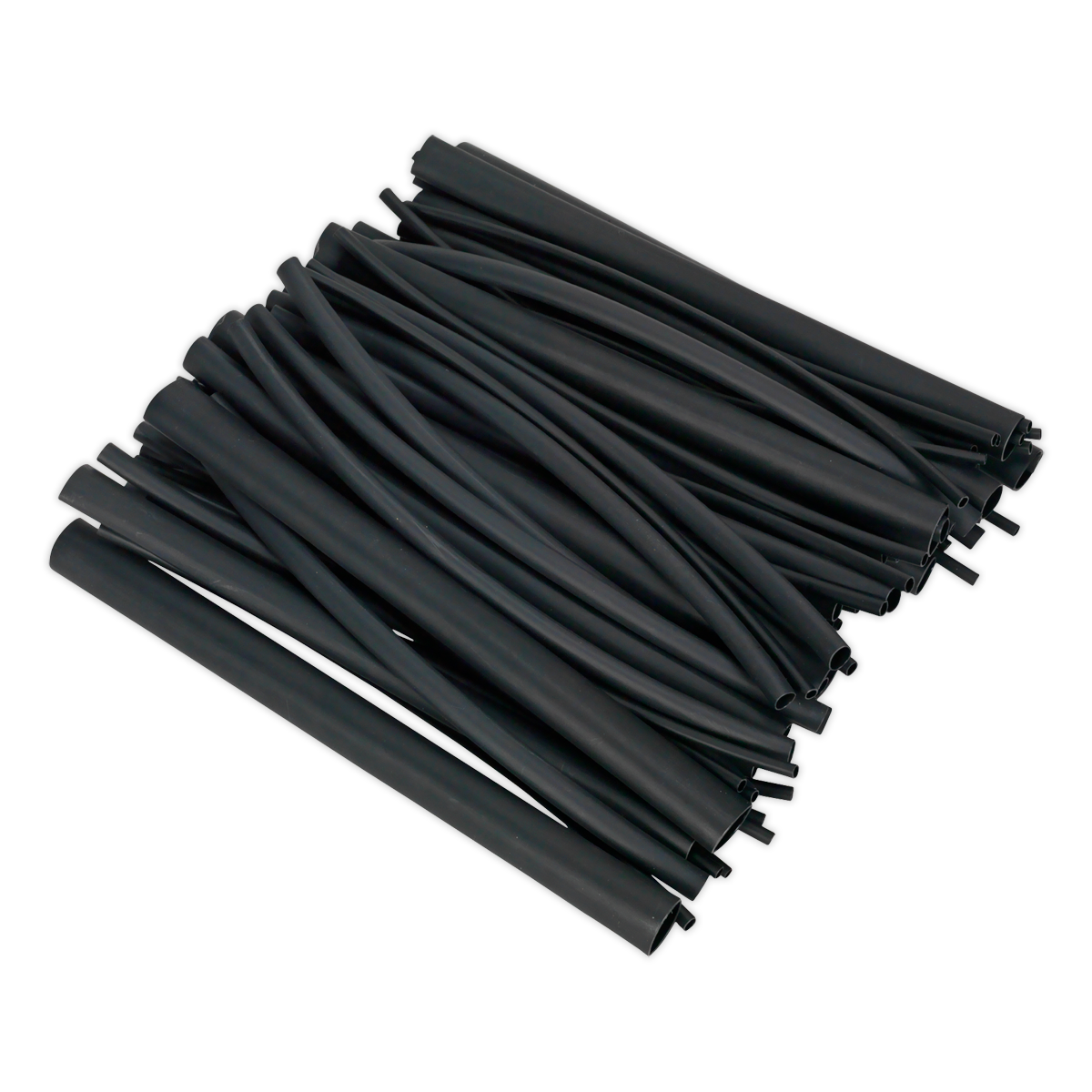 Adhesive Lined Heat Shrink Tubing Assortment 200mm 72pc - Black