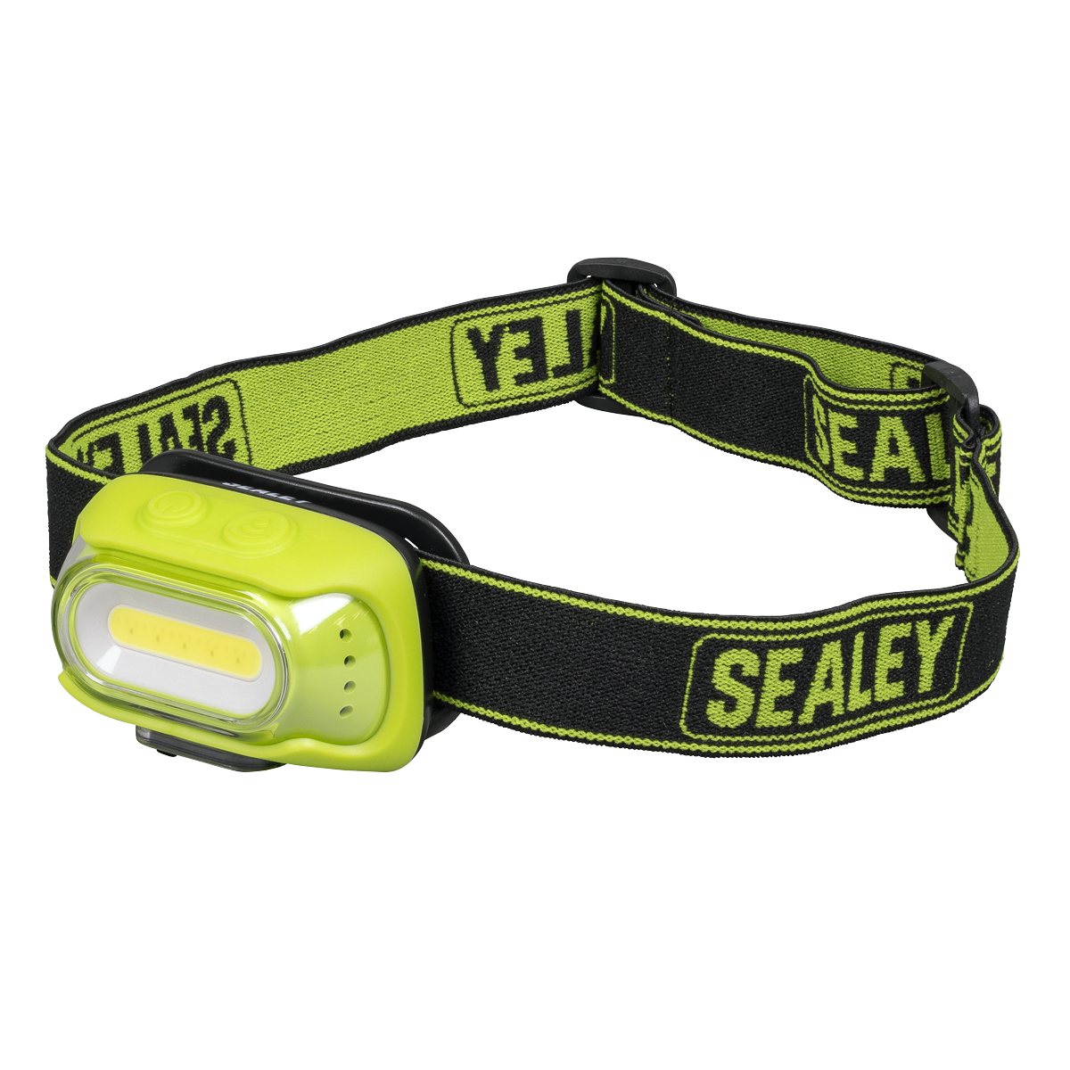 Rechargeable Head Torch with Auto-Sensor 8W COB LED - Green