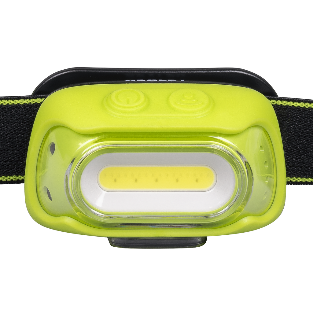 Rechargeable Head Torch with Auto-Sensor 8W COB LED - Green
