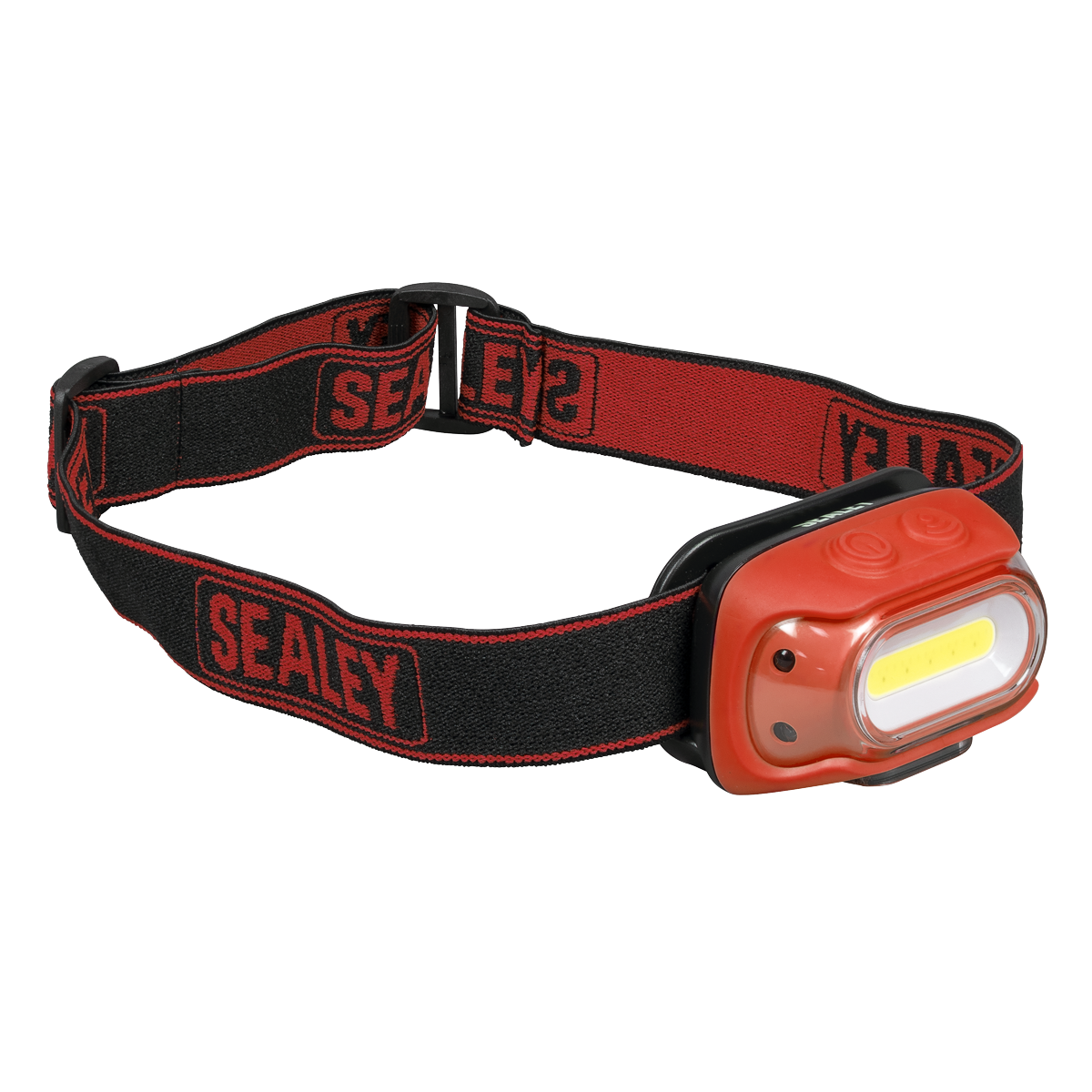 Rechargeable Head Torch with Auto-Sensor 8W COB LED - Red