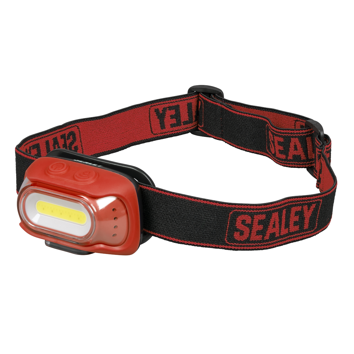 Rechargeable Head Torch with Auto-Sensor 8W COB LED - Red