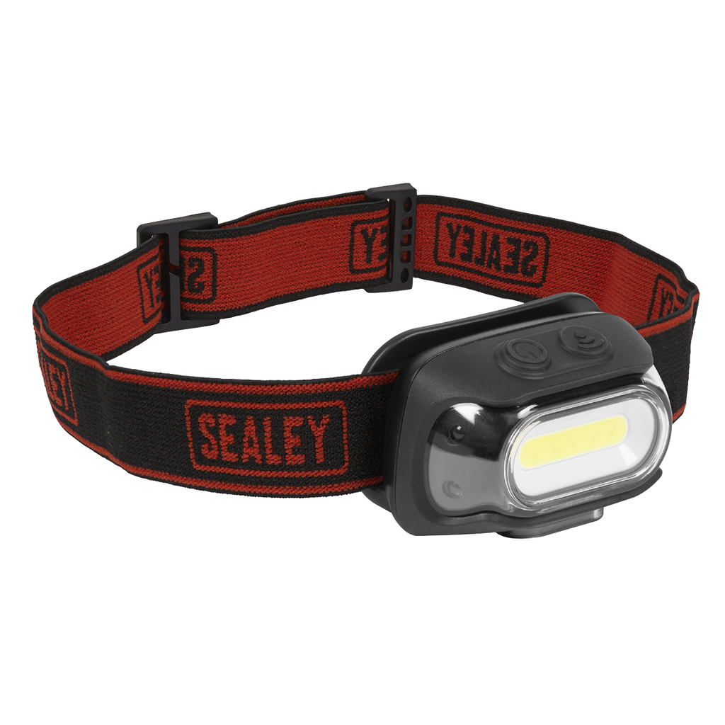 Rechargeable Head Torch with Auto-Sensor 8W COB LED