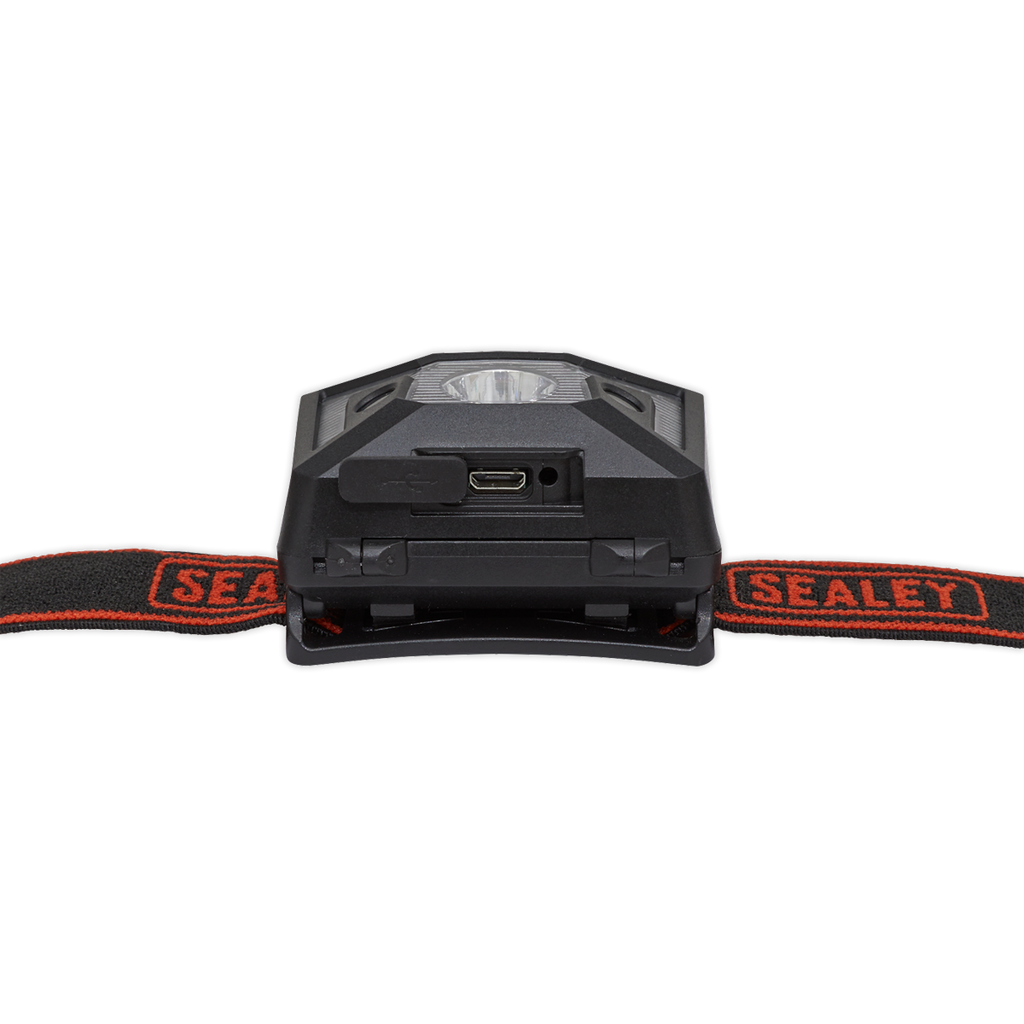 Rechargeable Head Torch with Auto-Sensor 3W SMD LED