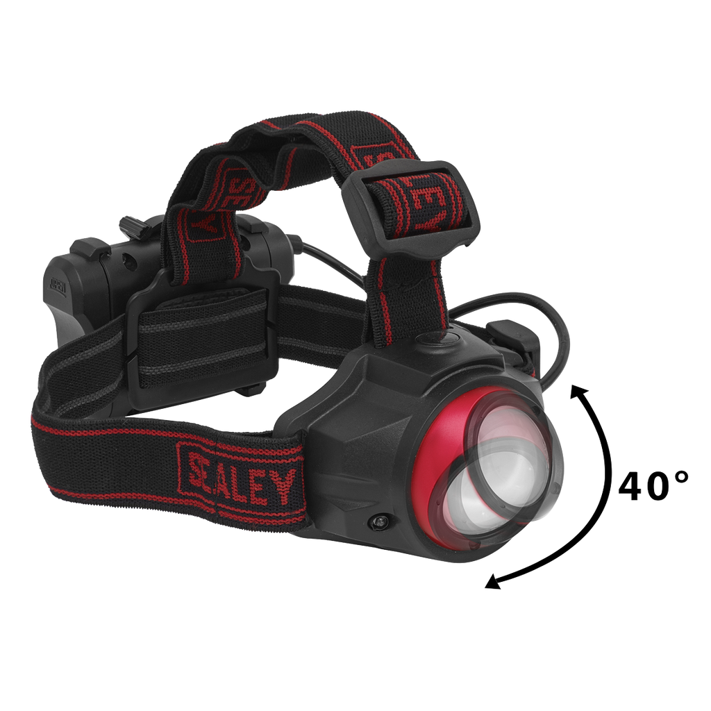 Rechargeable Head Torch with Auto-Sensor 5W COB LED