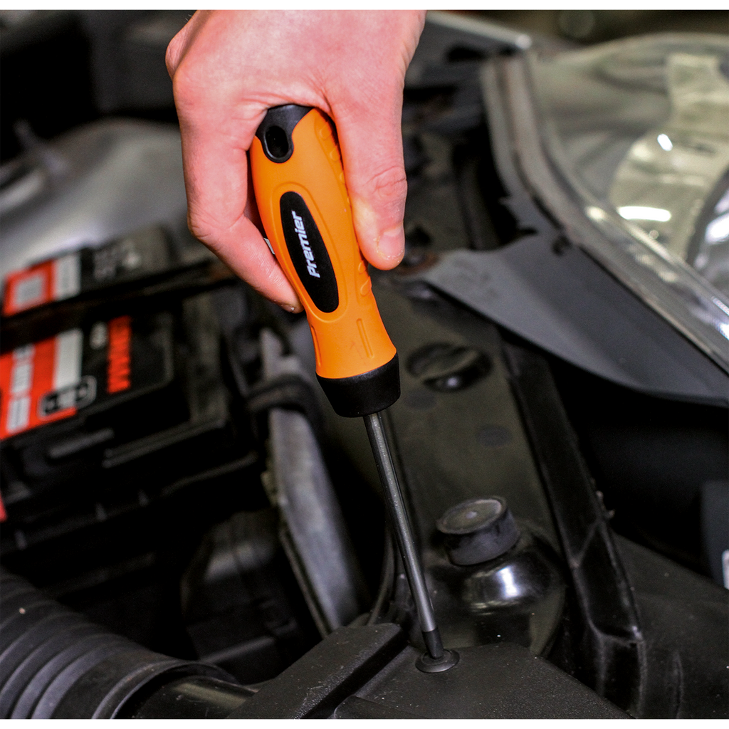 Premier Screwdriver Set 8pc - Hi-Vis Orange