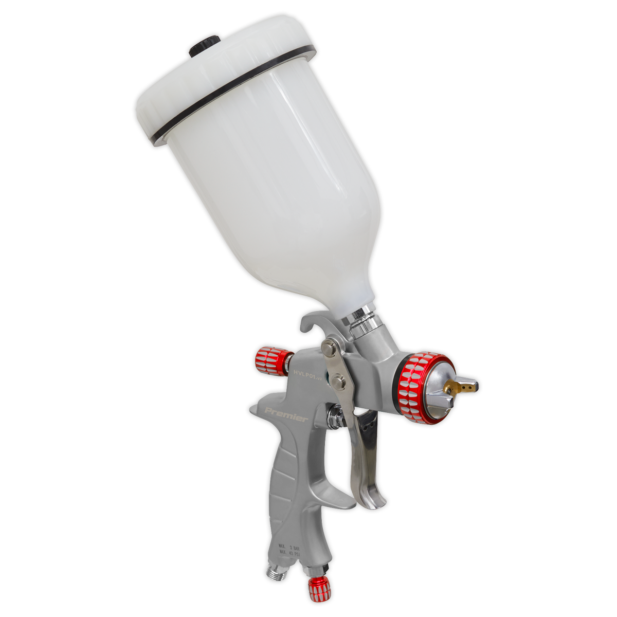 Premier Professional HVLP Gravity Feed Spray Gun 1.3mm Set-U