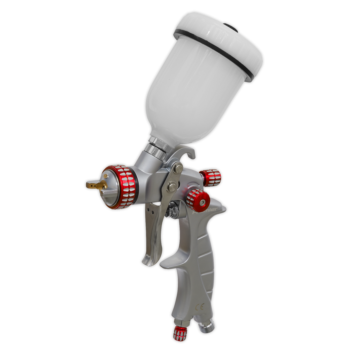 Premier Professional HVLP Gravity Feed Touch-Up Spray Gun 1mm Set-Up