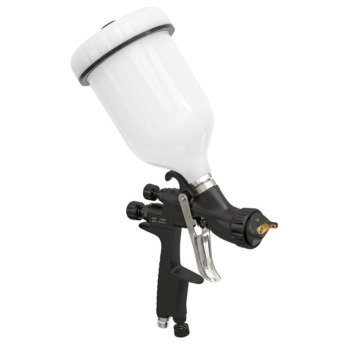 Premier Professional HVLP Gravity Feed Spray Gun 1.3mm Set-U