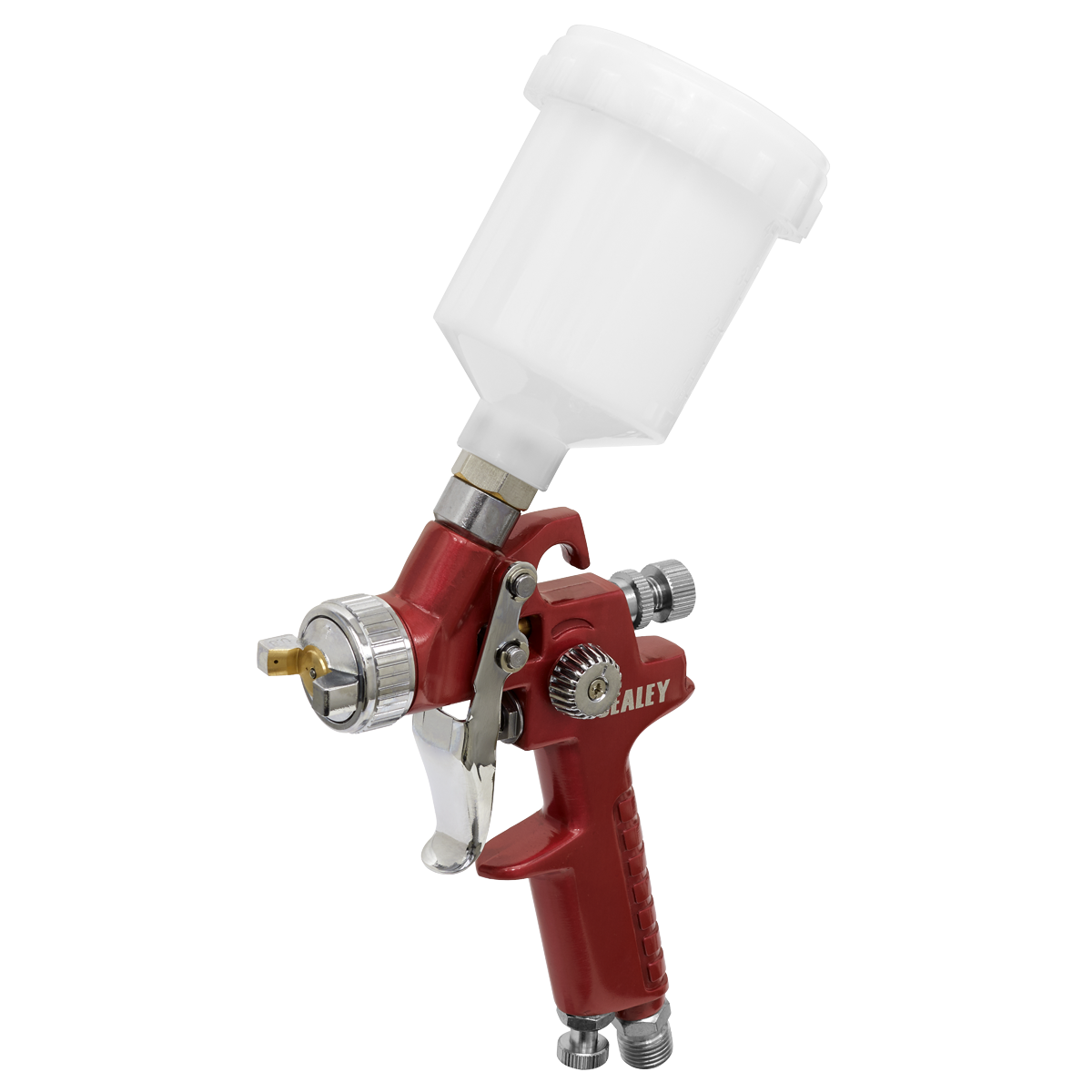 Workshop Series HVLP Gravity Feed Touch-Up Spray Gun 0.8mm Set-Up