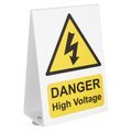 High Voltage Vehicle Warning Sign