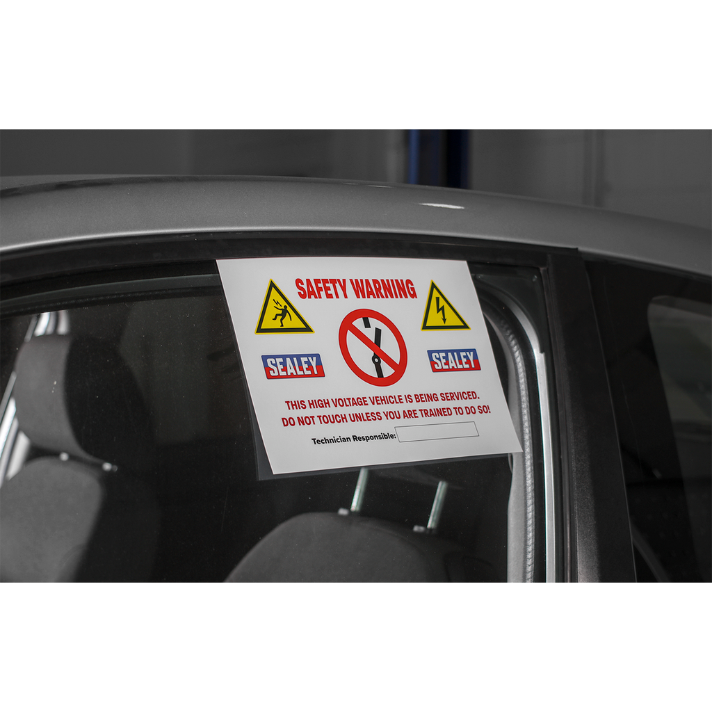 Hybrid/Electric Vehicle Warning Sign