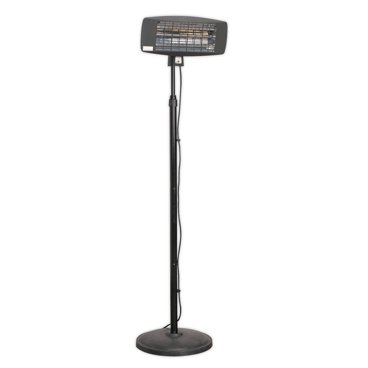 Infrared Quartz Patio Heater with Telescopic Floor Stand, 2000W (IFSH2003)