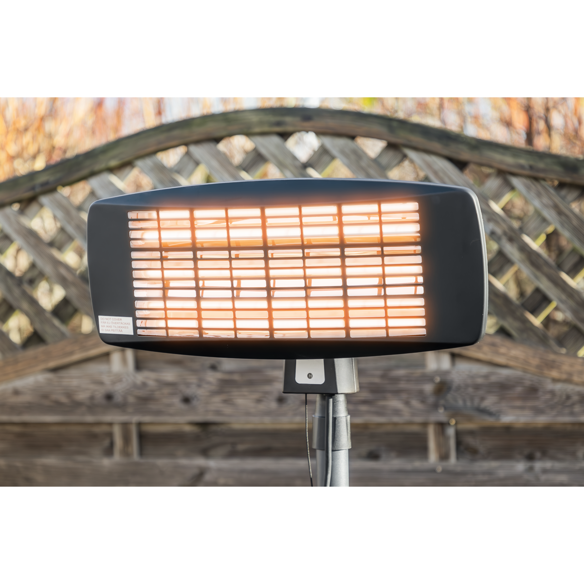 Infrared Quartz Patio Heater with Telescopic Floor Stand, 2000W (IFSH2003)