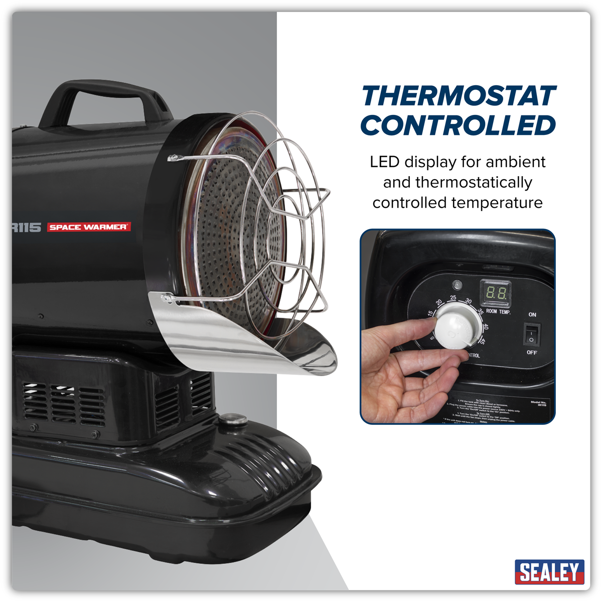 Infrared Space Warmer® Kerosene/Diesel Heater, 51,000Btu/hr (IR115)