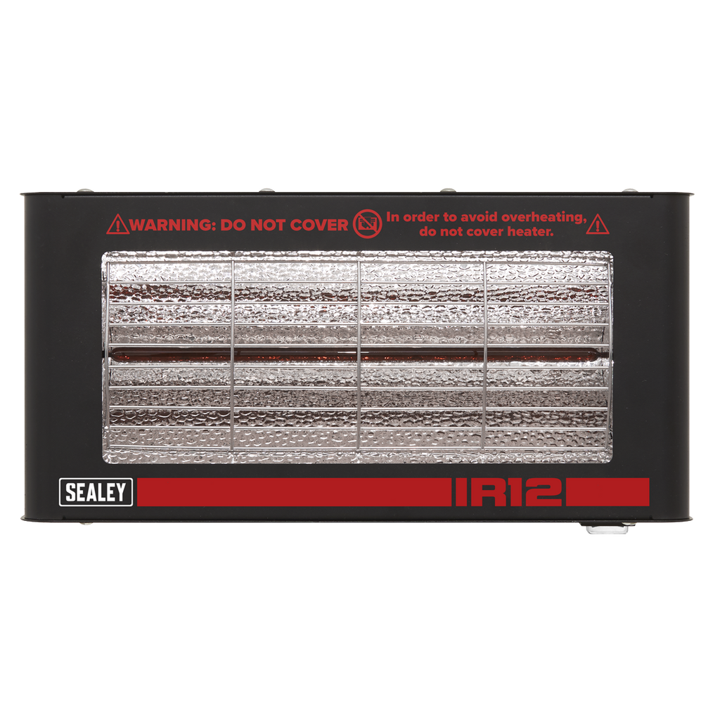 Infrared Quartz Heater, Wall Mounted, 1200W (IR12)