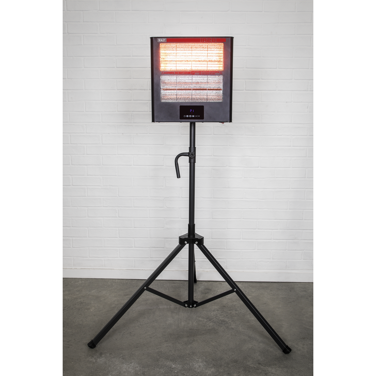 Infrared Quartz Heater with Tripod Stand 230V 1.4/2.8kW
