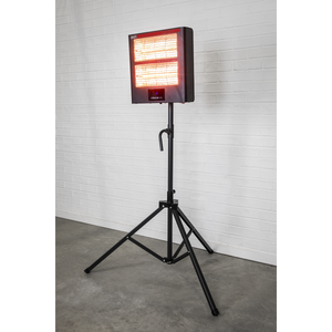 Infrared Quartz Heater with Tripod Stand 230V 1.4/2.8kW