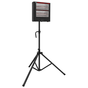 Infrared Quartz Heater with Tripod Stand 230V 1.4/2.8kW