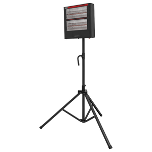 Infrared Quartz Heater with Tripod Stand 230V 1.4/2.8kW