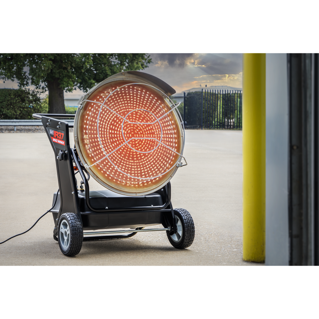 Space Warmer® Infrared Kerosene/Diesel Heater with Wheels 136,000Btu/hr