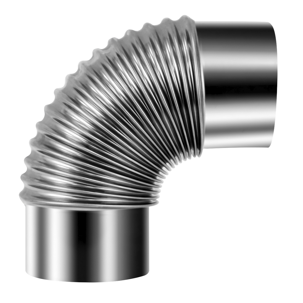 Stainless Steel Exhaust/Flue 90° Bend for IR13/IR16 (IREX3)