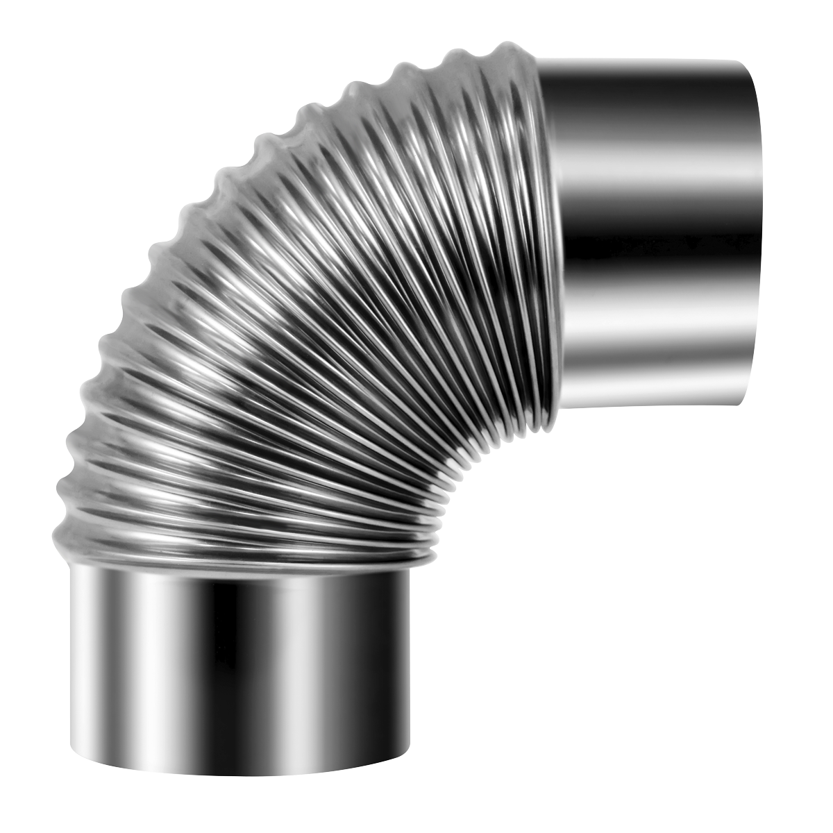 Stainless Steel Exhaust/Flue 90° Bend for IR13/IR16 100mm