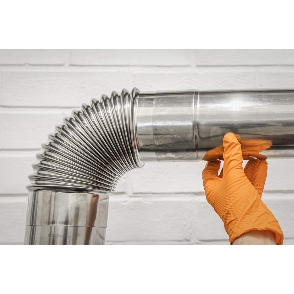 Stainless Steel Exhaust/Flue End Pipe 900mm for IR13/IR16 (IREX1)