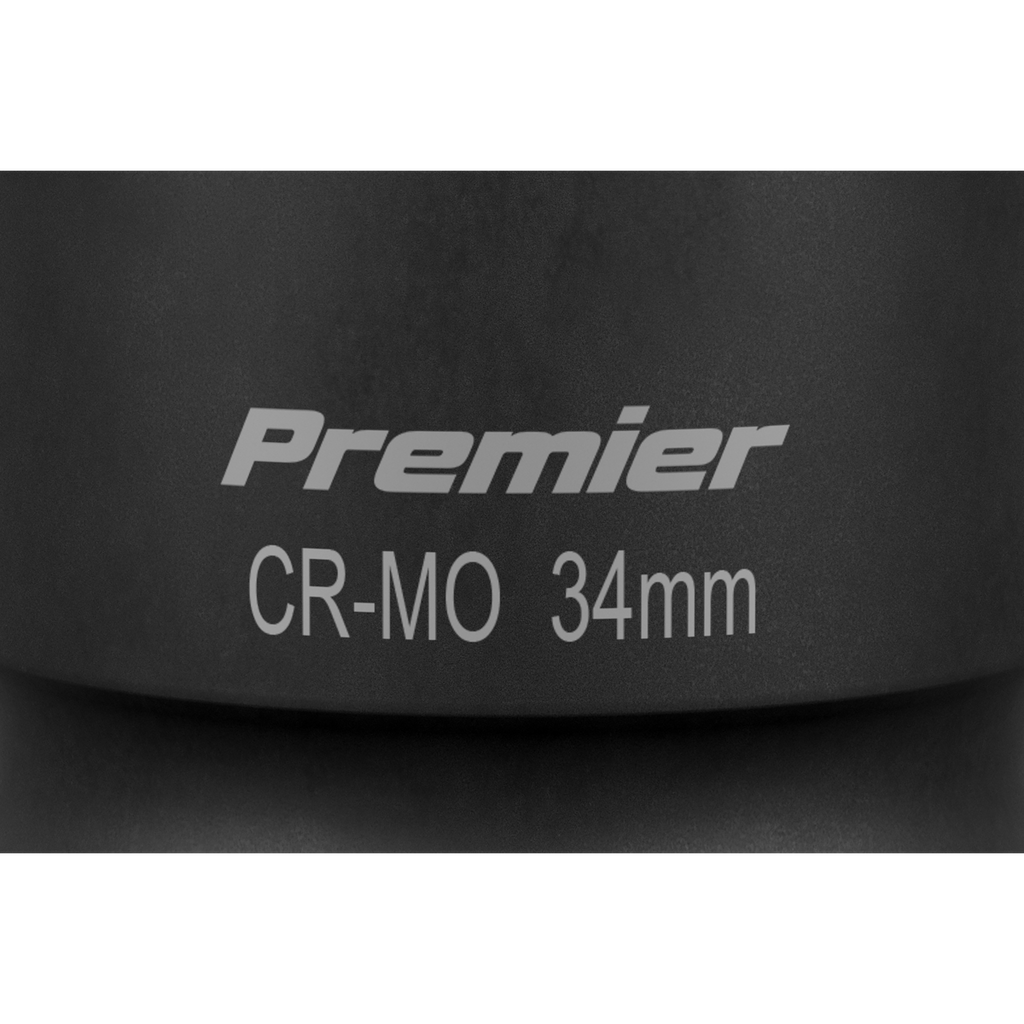Premier Deep Impact Socket 1"Sq Drive 34mm