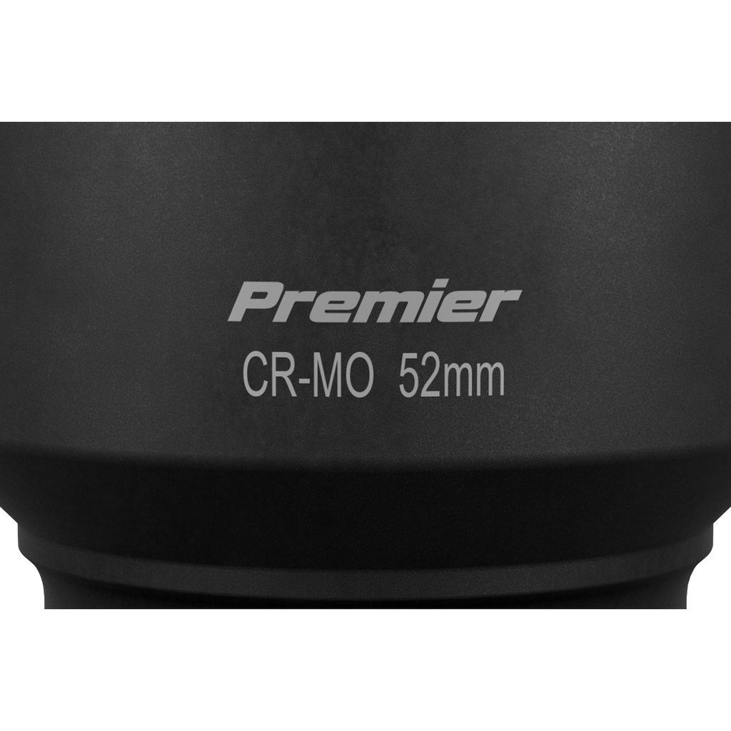 Premier Impact Socket 1"Sq Drive 52mm