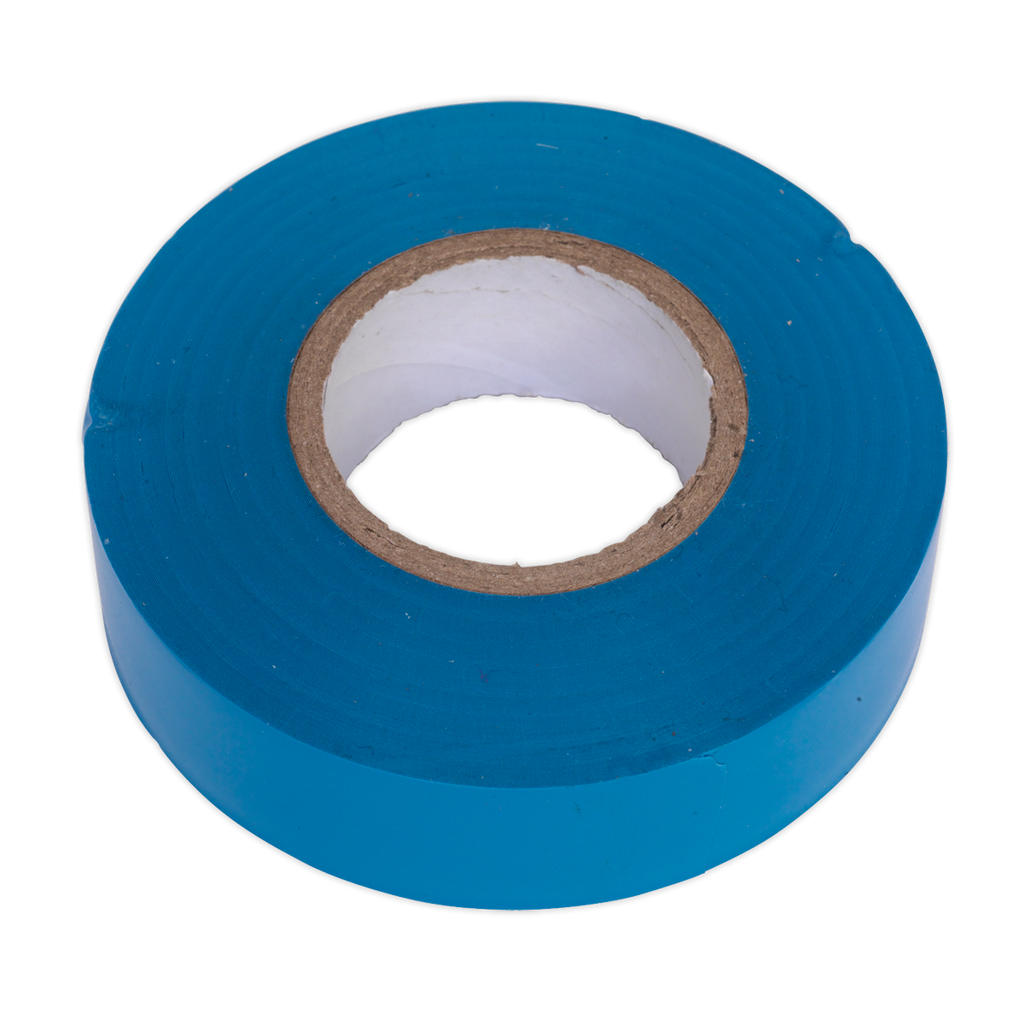 PVC Insulating Tape 19mm x 20m, Blue - Pack of 10
