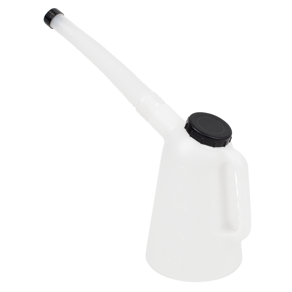 Oil Container with Lid & Flexible Spout 1L