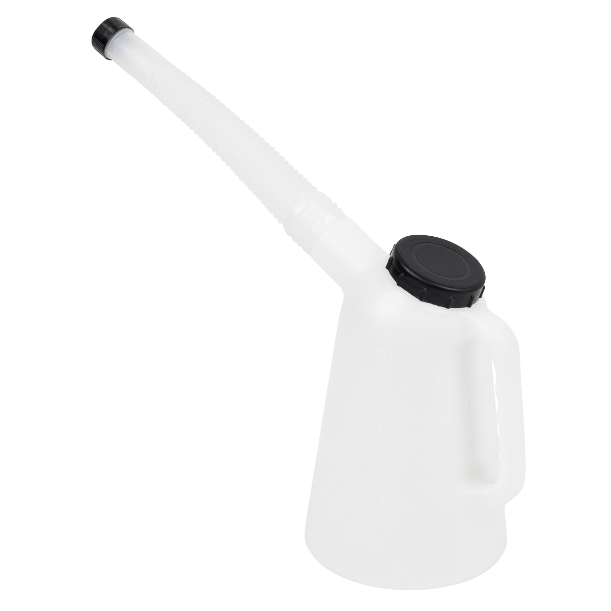 Oil Container with Lid & Flexible Spout 1L