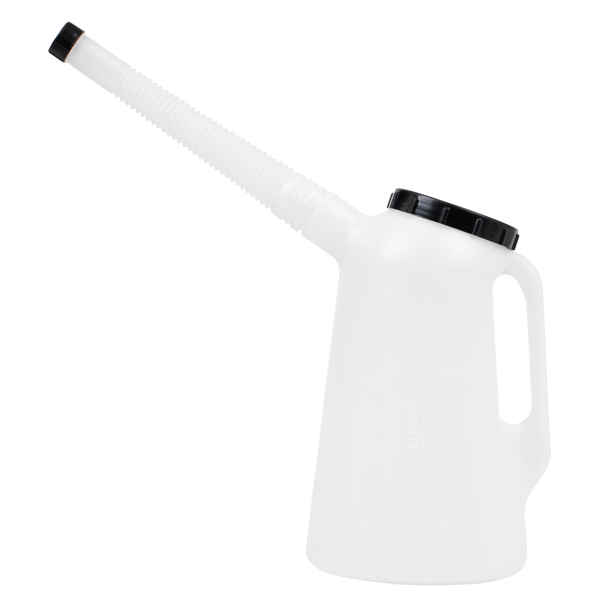 Oil Container with Lid & Flexible Spout 2L