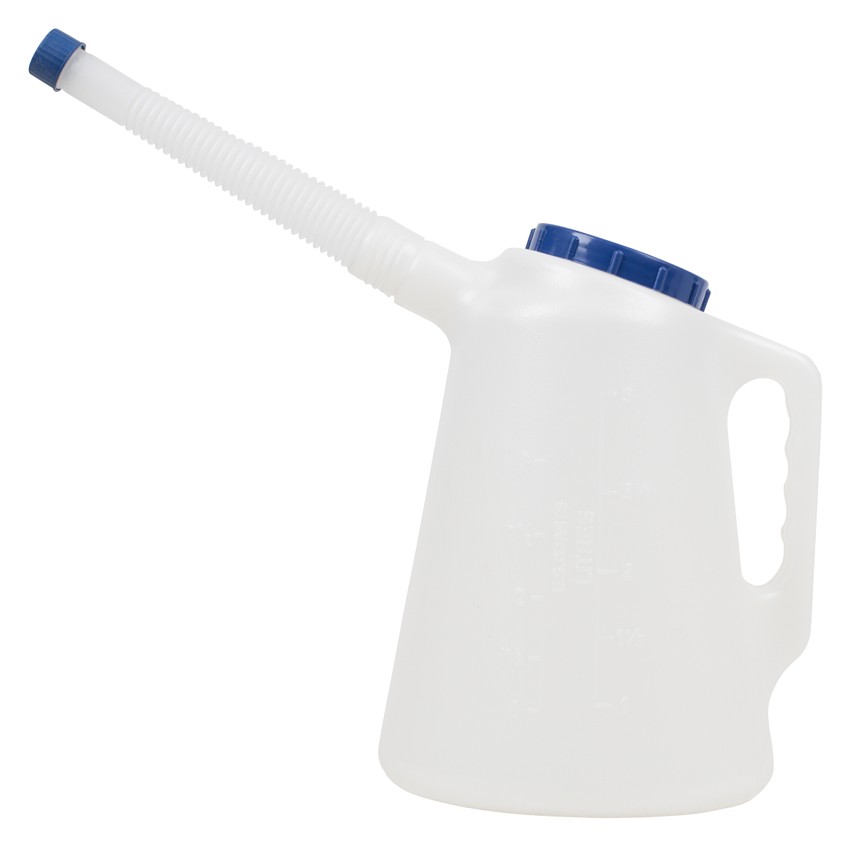 Oil Container with Blue Lid & Flexible Spout 3L