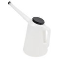 Oil Container with Black Lid & Flexible Spout 3L