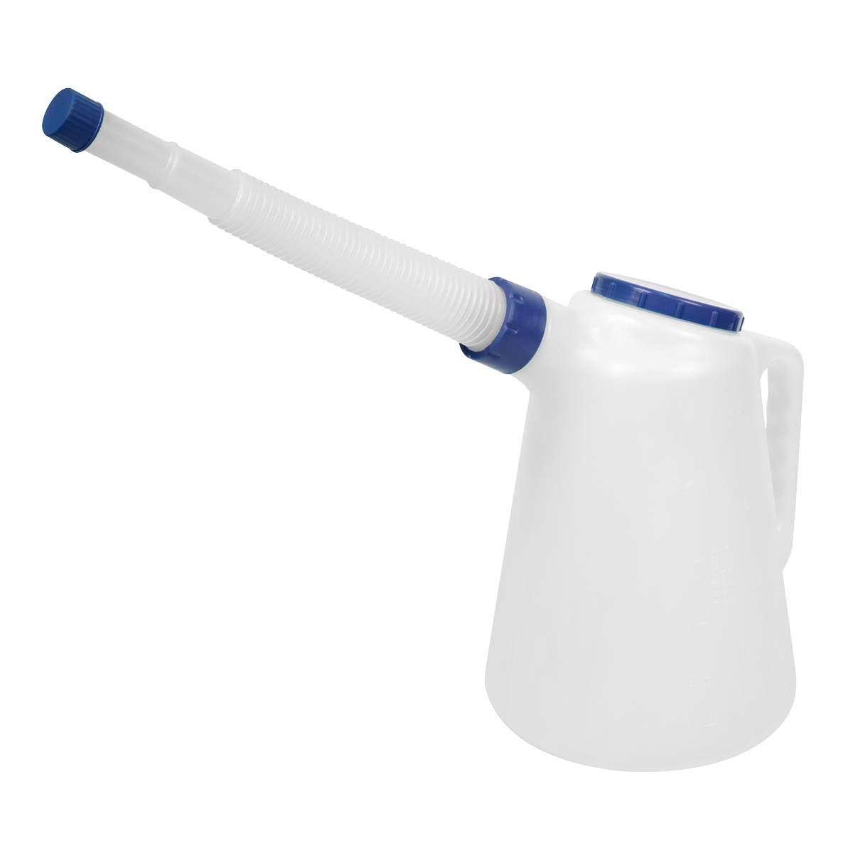 Oil Container with Flexible Spout 5L - Blue Lid