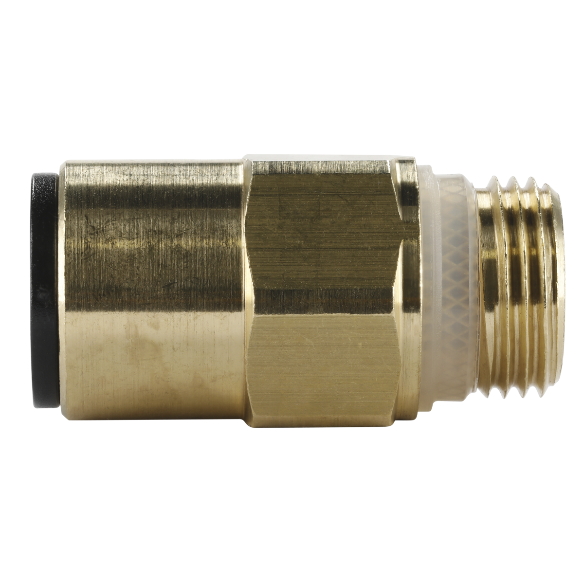 John Guest® Brass SuperThread Straight Adaptor 12mm x 3/8"BS