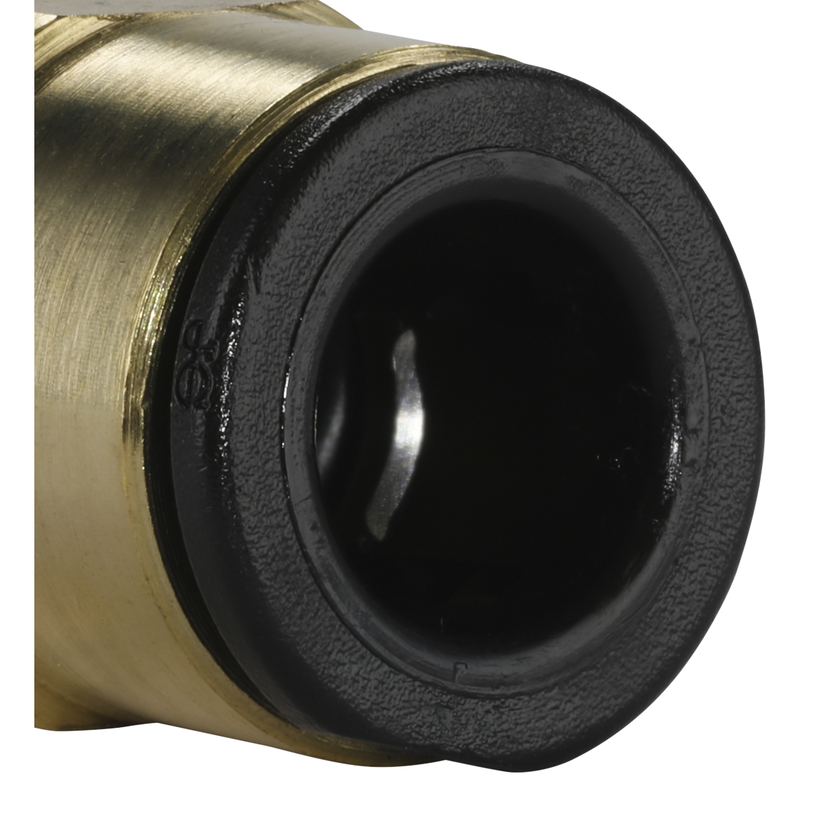 John Guest® Brass SuperThread Straight Adaptor 8mm x 1/4"BSP