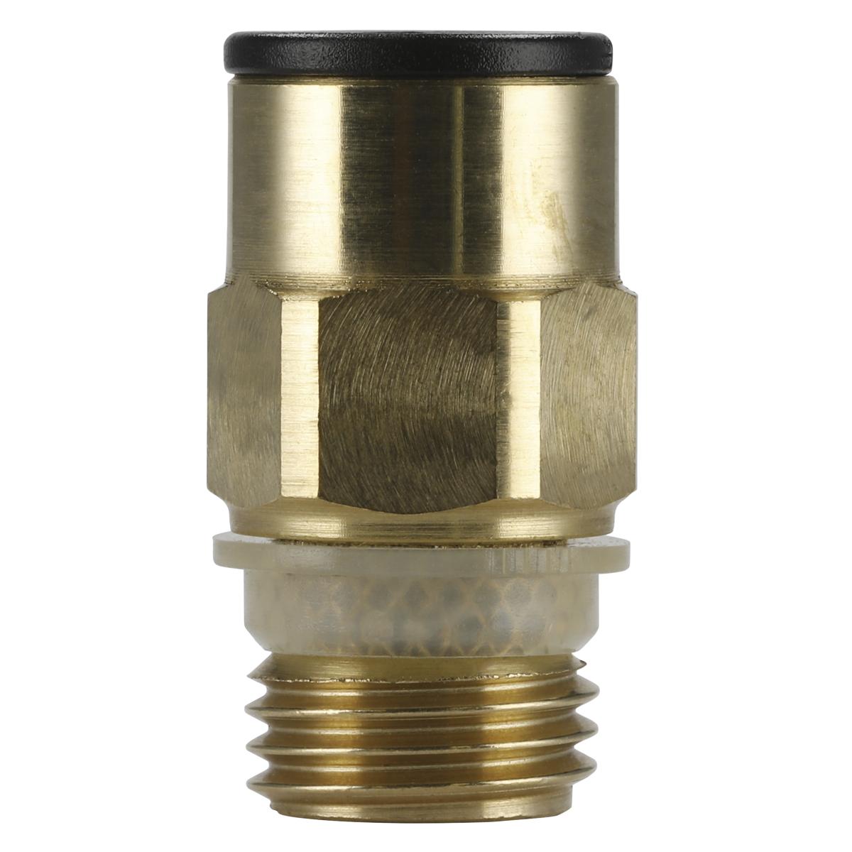 John Guest® Brass SuperThread Straight Adaptor 8mm x 1/4"BSP