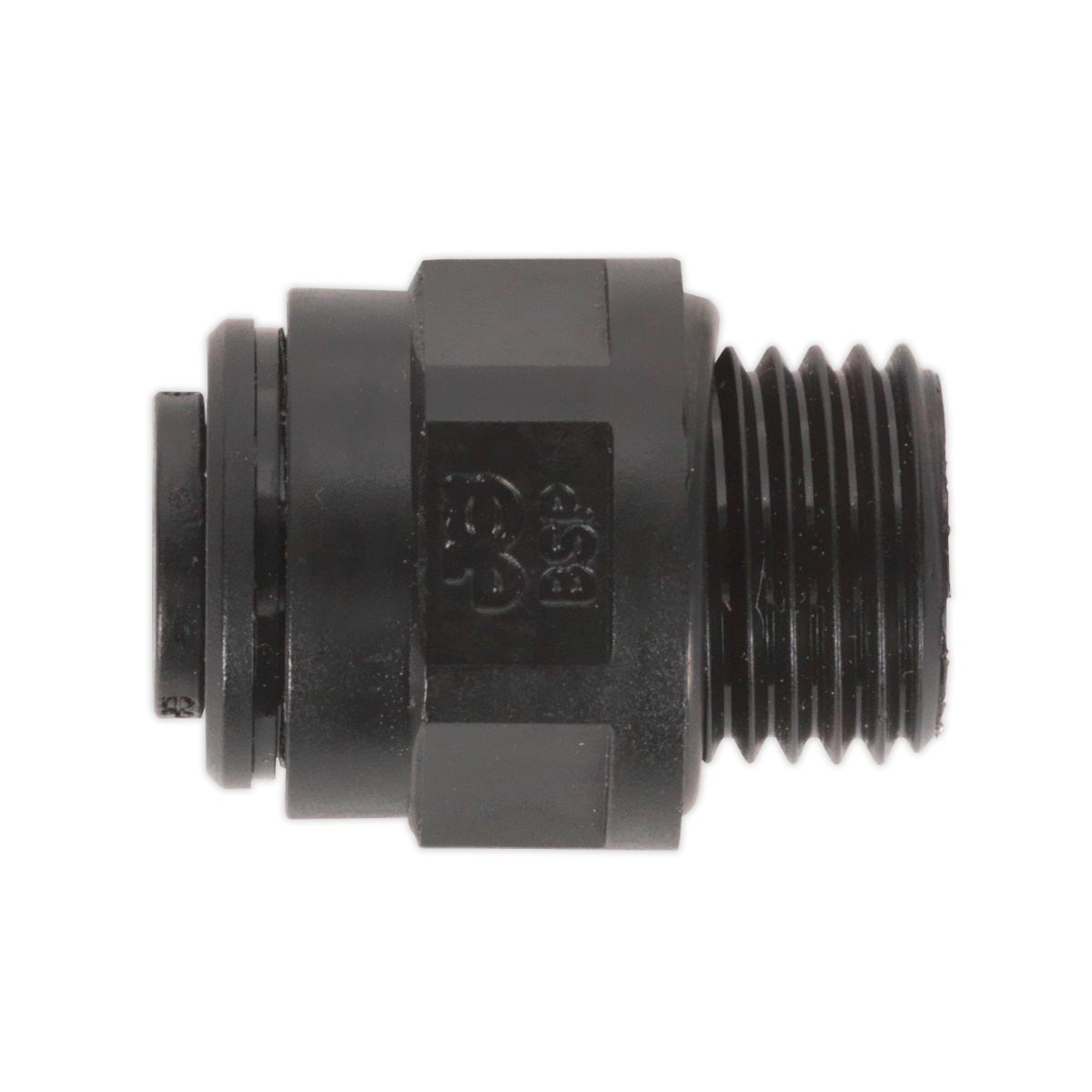 John Guest® Straight Adaptor 10mm x 1/4"BSP - Pack of 5