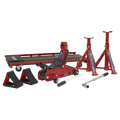 Lifting Kit (Inc Jack, Axle Stands, Creeper, Chocks & Wrench