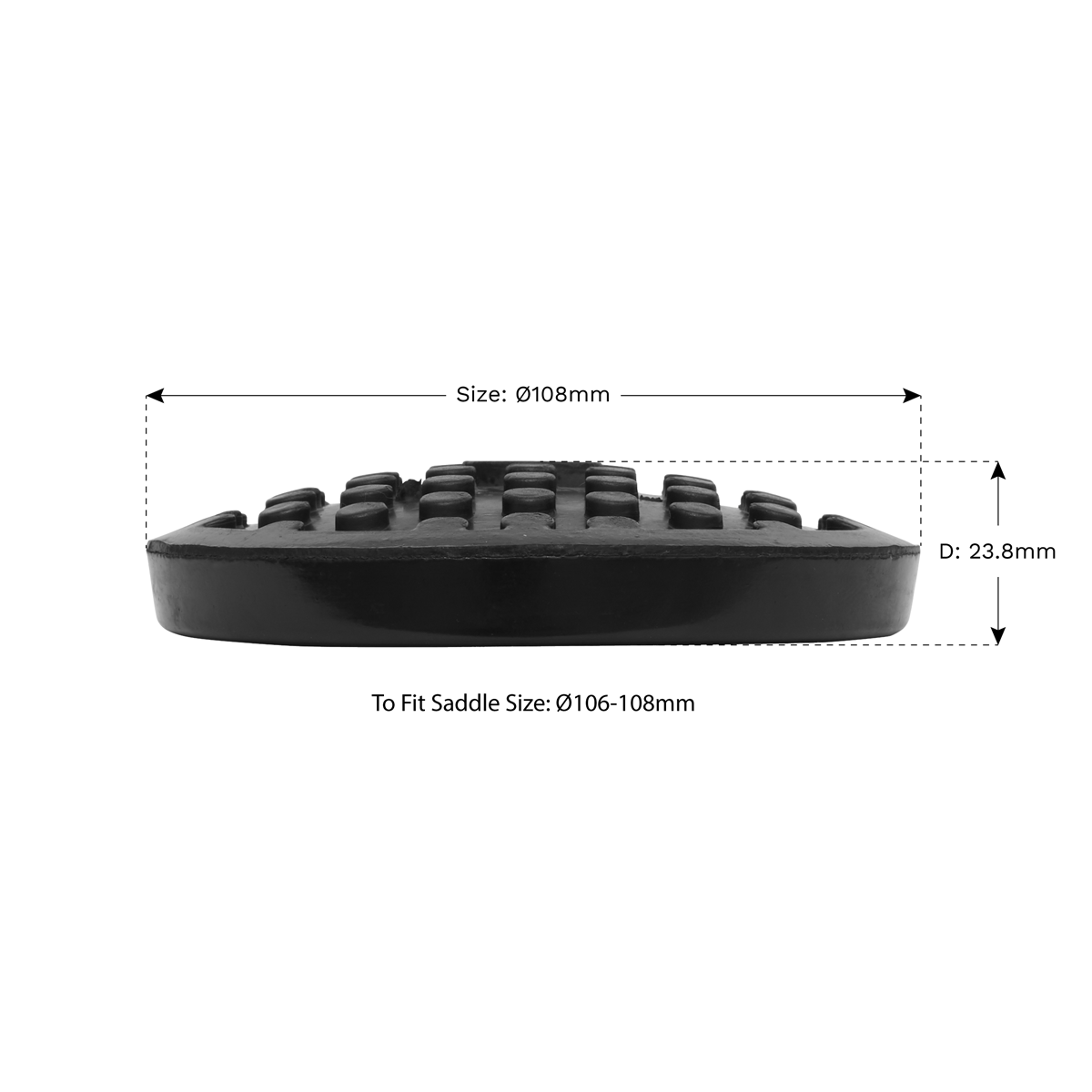 Safety Rubber Jack Pad - Type C