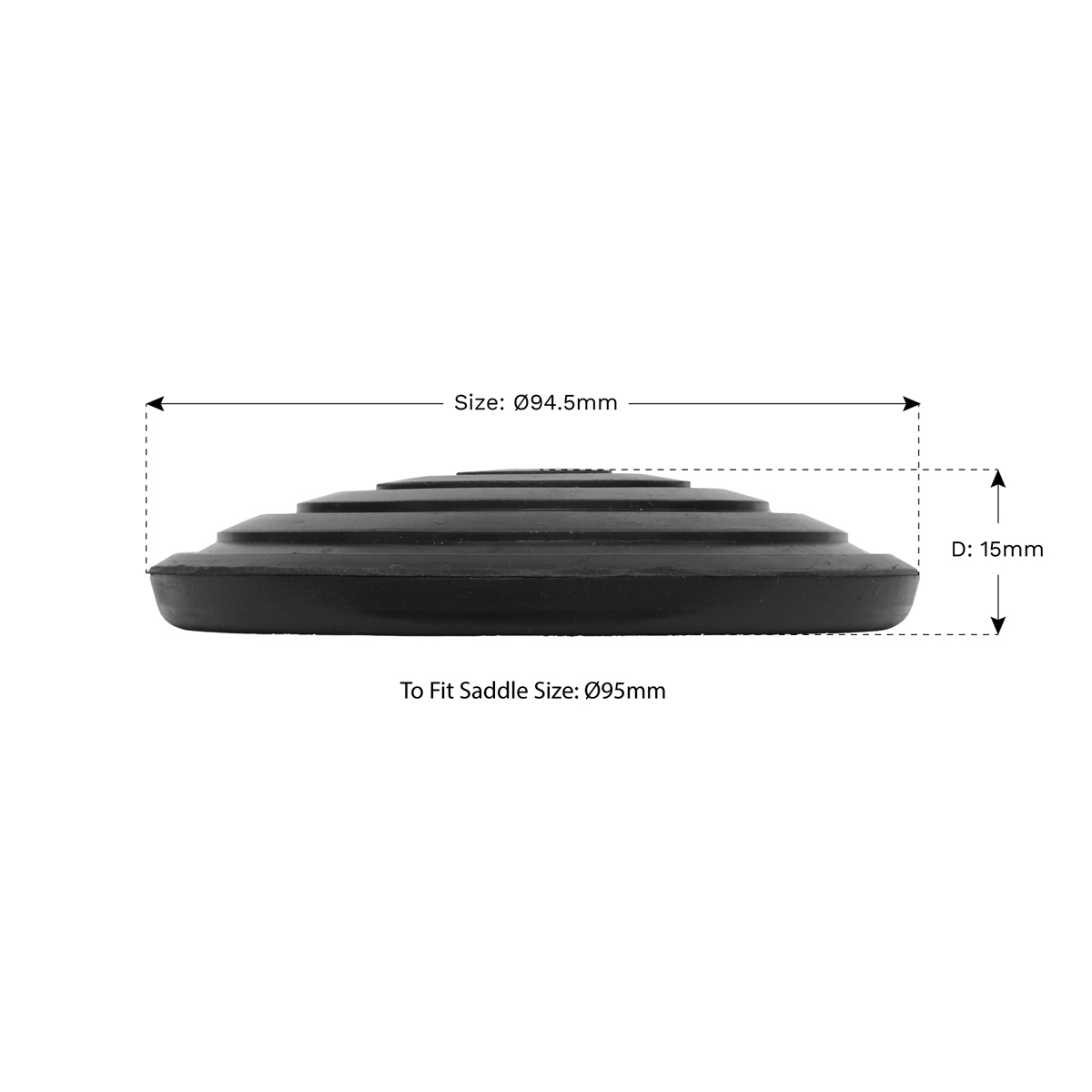 Safety Rubber Jack Pad - Type C